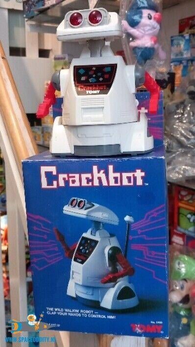 Vintage Robot Crackbot Tomy 1985, Ophalen of Verzenden