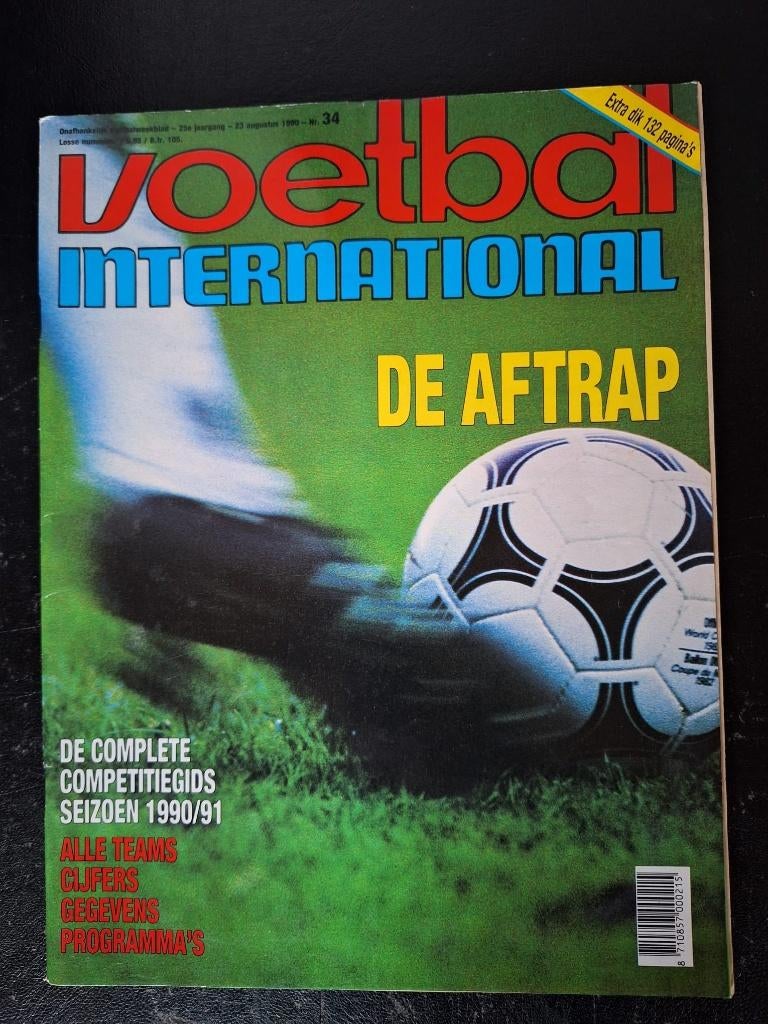 Voetbal International seizoensgids 1990-91, Verzamelen, Sportartikelen en Voetbal, Zo goed als nieuw, Boek of Tijdschrift, Buitenlandse clubs