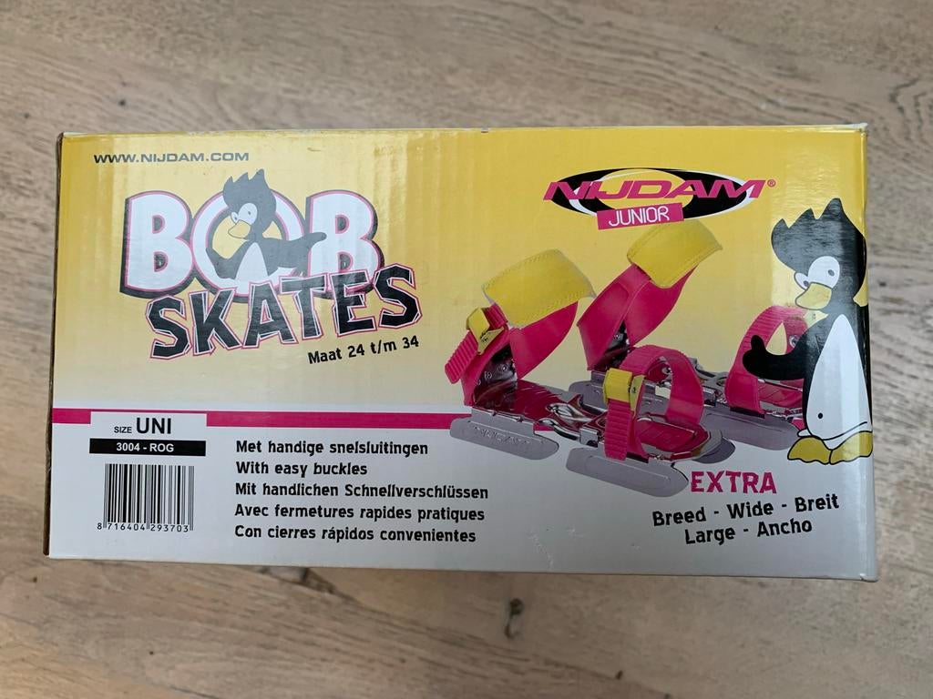 Nijdam Bob Skates Junior - Maat 24-34, Ophalen, Zo goed als nieuw, Overige typen, Nijdam
