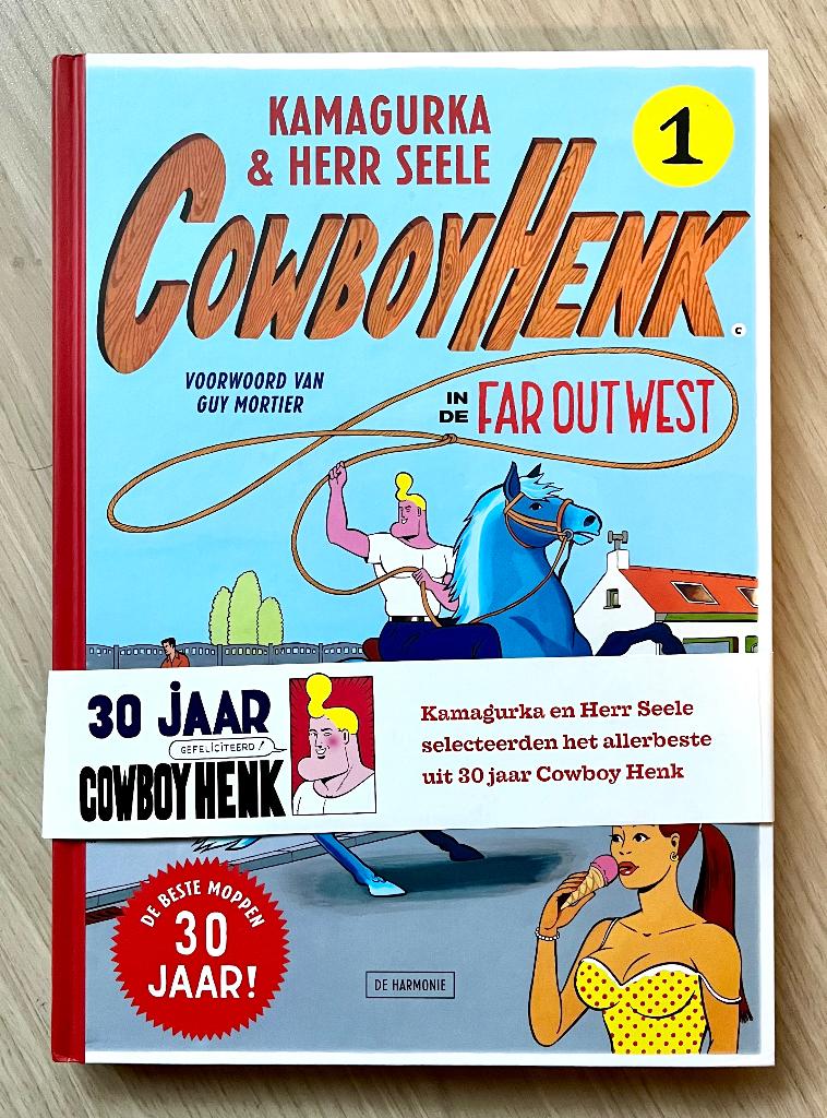 Cowboy Henk in de Far Out West hardcover, Eén stripboek, Ophalen of Verzenden, Zo goed als nieuw, Kamagurka Herr Seele