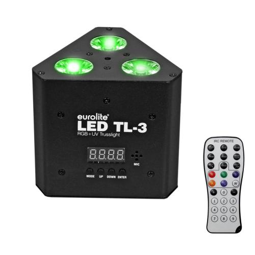 EUROLITE LED TL-3 RGB+UV Trusslight, Geluidgestuurd, ., Nieuw, Ophalen of Verzenden