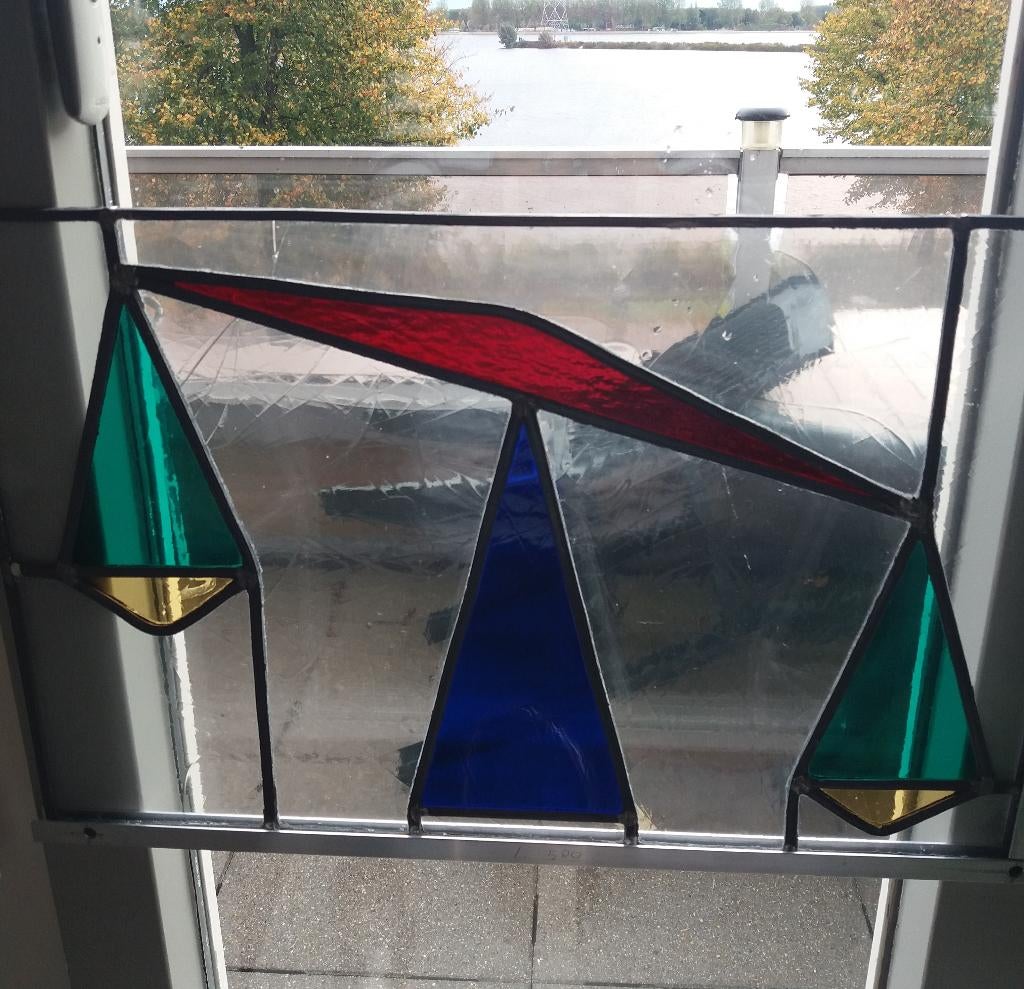 glas in lood ramen, sterrenbeelden, Ophalen, Gebruikt