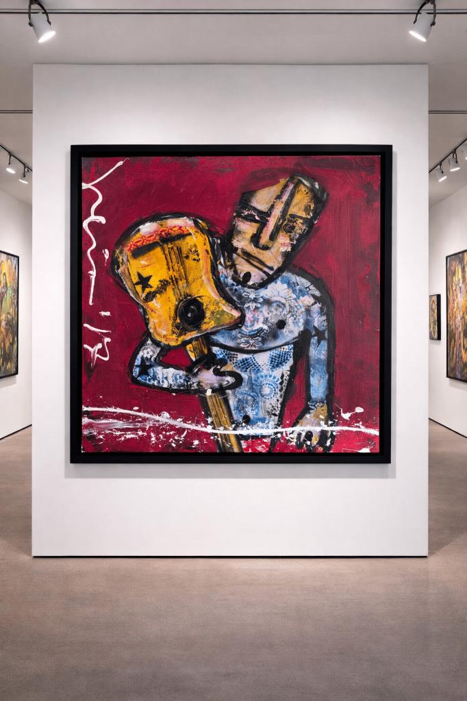 Schilderij door Hein van Houten, Ophalen