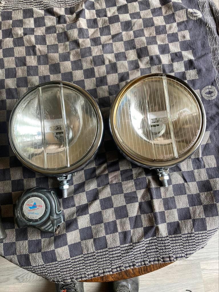 Oldtimer 2 Bosch verstralers diameter 17 cm, Ophalen of Verzenden