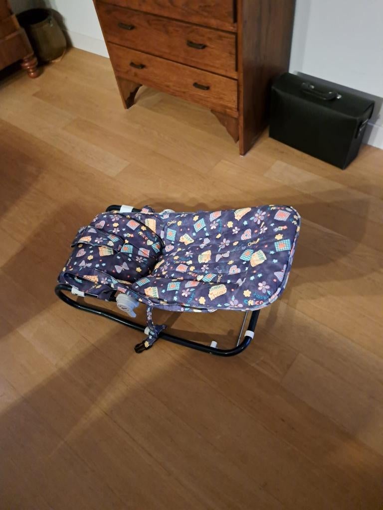 Retro Chicco Wipstoeltje, Ophalen, Gebruikt, Wipstoel, Met gordel(s) of riempje(s)