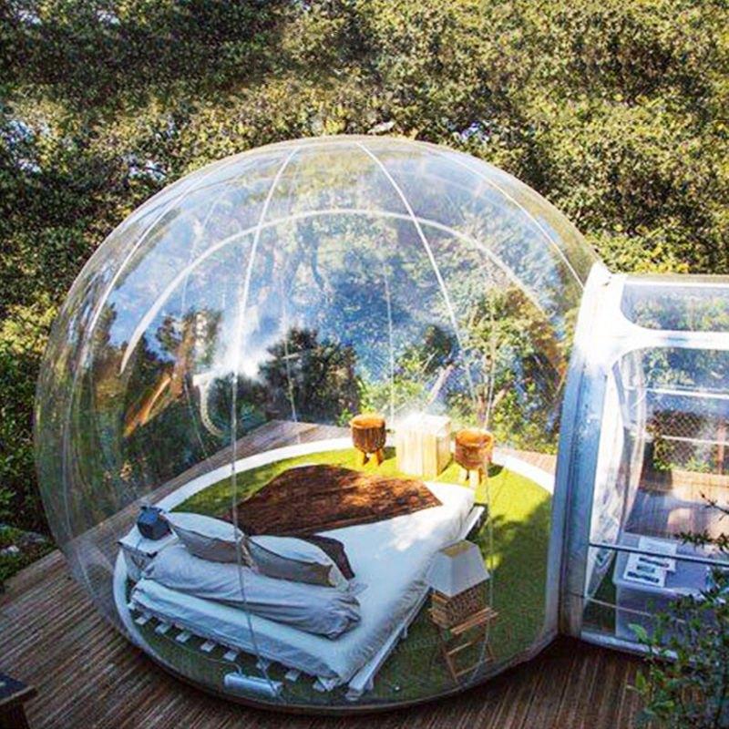 Doorzichtige Opblaasbare Luchtbel- / Bubble-Tent.2026, Tuin en Terras, Partytenten, Ophalen of Verzenden, Nieuw, 5 tot 8 meter