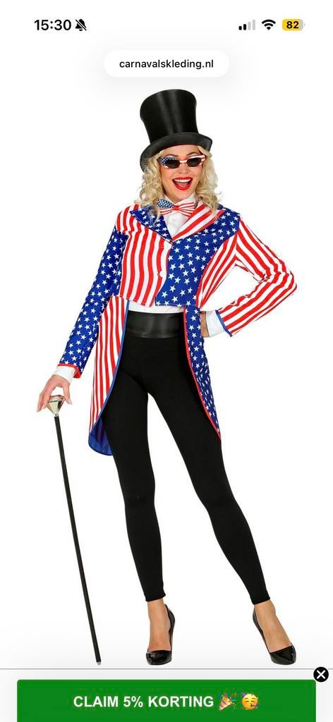 Slipjas, Kleding | Dames, Ophalen of Verzenden, Zo goed als nieuw, Carnaval