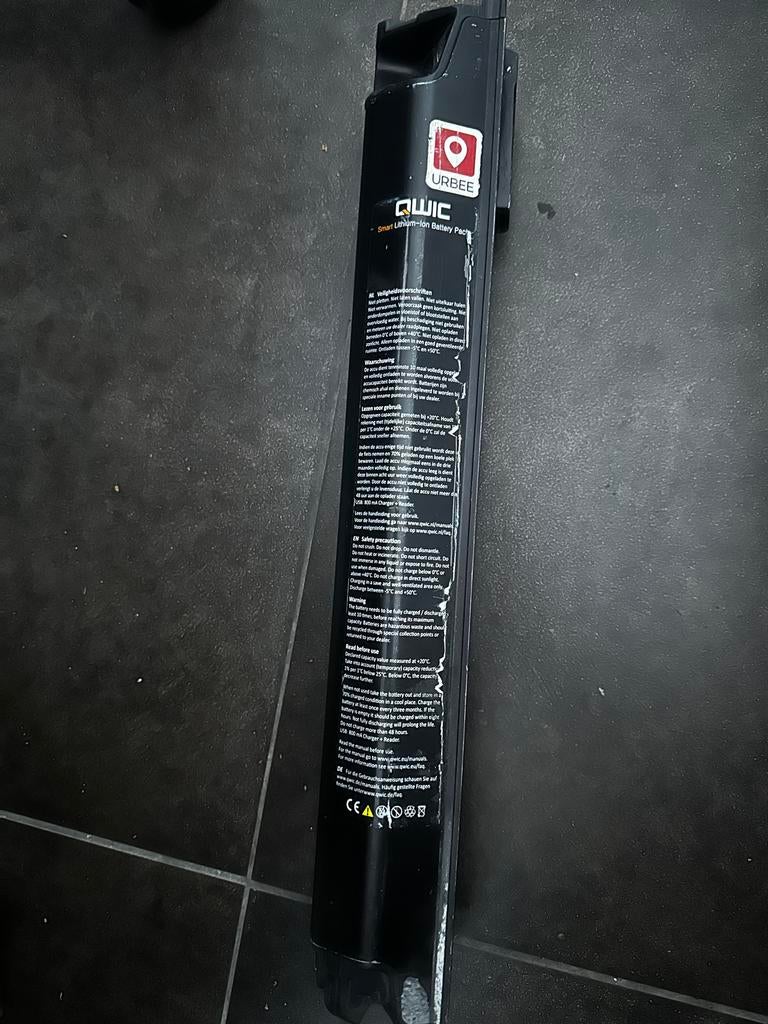 Accu voor batterij QWIC URBEE, Ophalen, Gebruikt