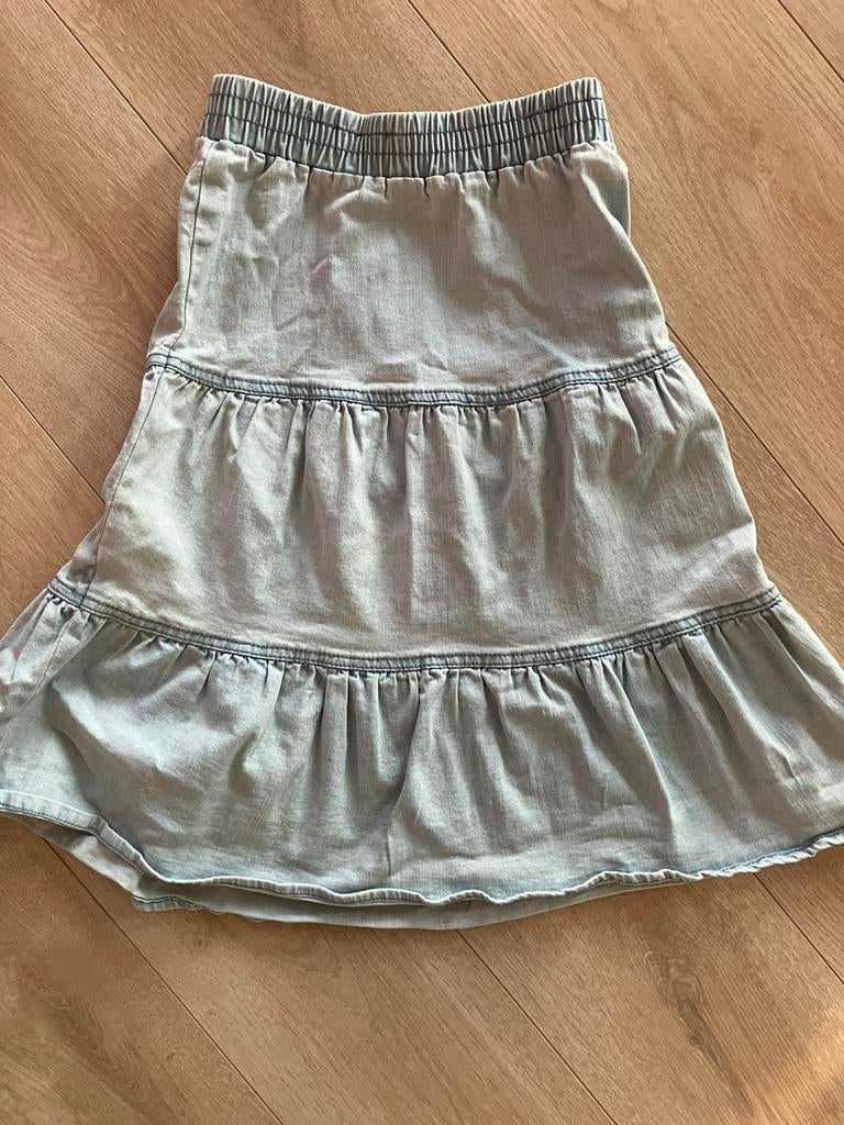 Spijkerrok maat 134/140, Kinderen en Baby's, Kinderkleding | Maat 134, Ophalen, Zo goed als nieuw, Meisje, Jurk of Rok