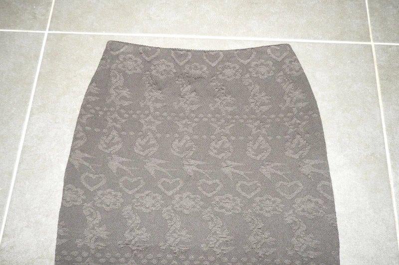 Marccain feestelijk rokje hartjes sterren vogels rits XS/S, Verzenden, Zwart, Zo goed als nieuw, Maat 34 (XS) of kleiner