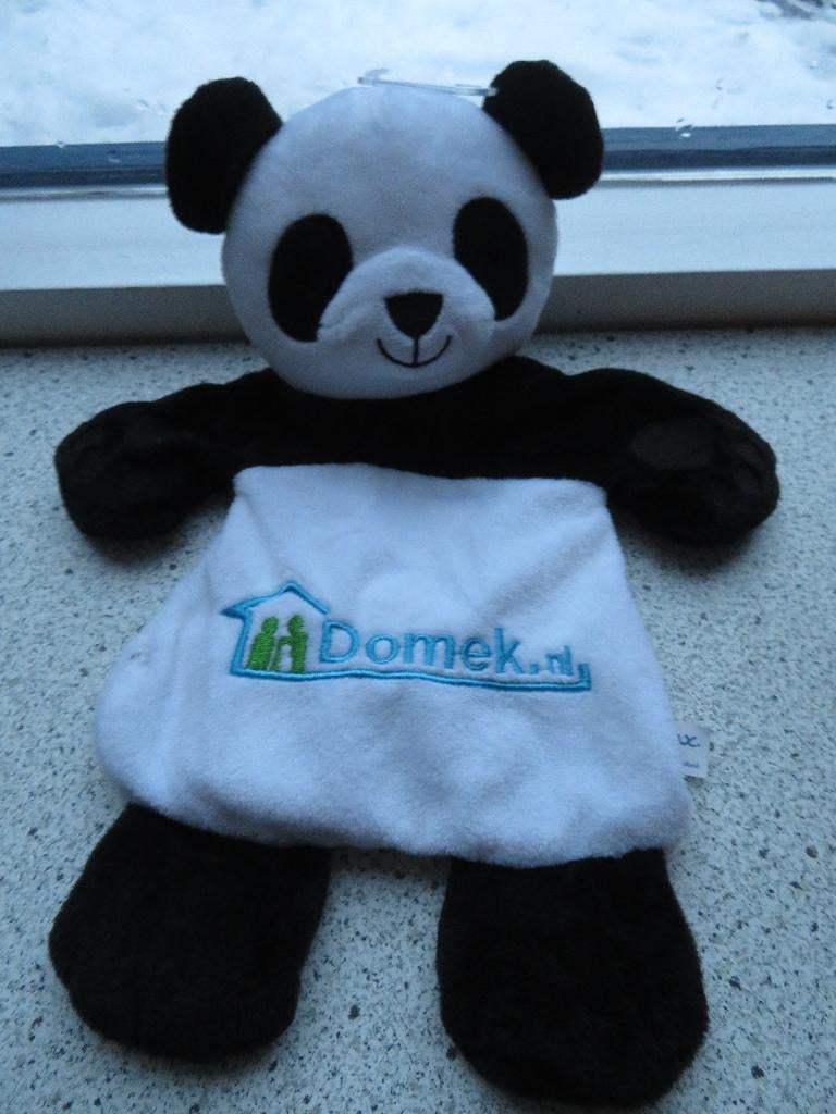 Panda pandabeer merk Difrax zacht velours met merknaam, Ophalen of Verzenden, Zo goed als nieuw, Beer