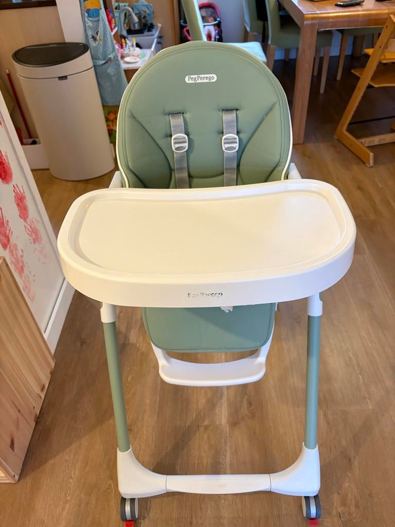 Peg Perego Prima Papa Baby/kinderstoel, Kinderen en Baby's, Kinderstoelen, Gebruikt, Inklapstoel, Afneembaar eetblad, Ophalen