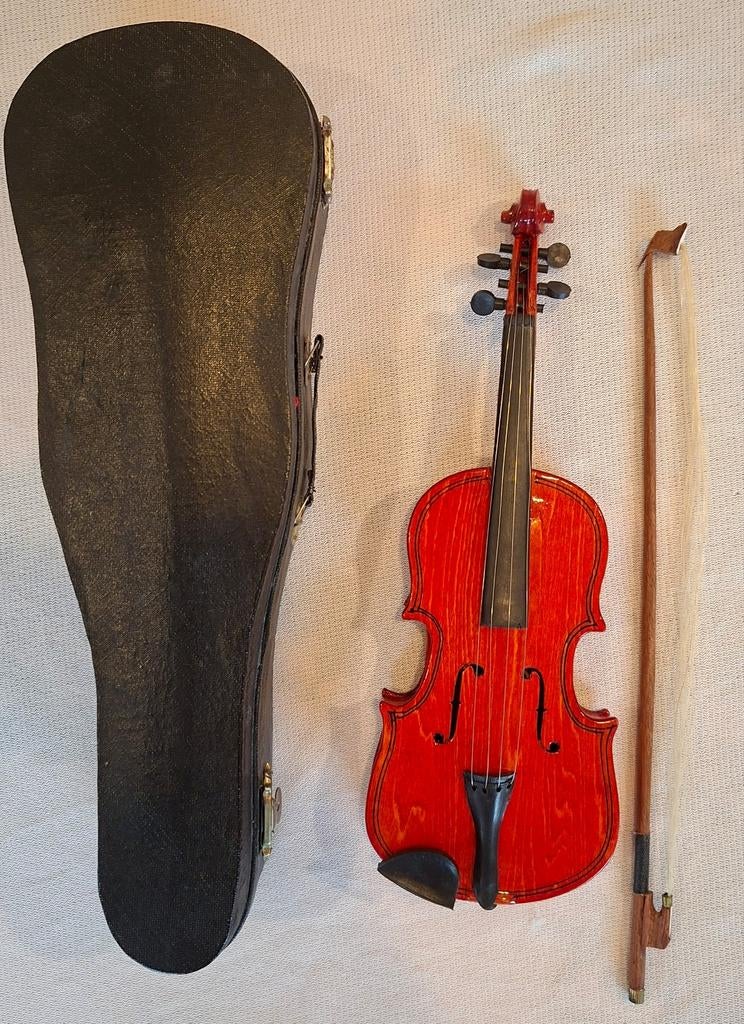 Miniatuur / Model viool 24 centimeter in kist, Ophalen of Verzenden