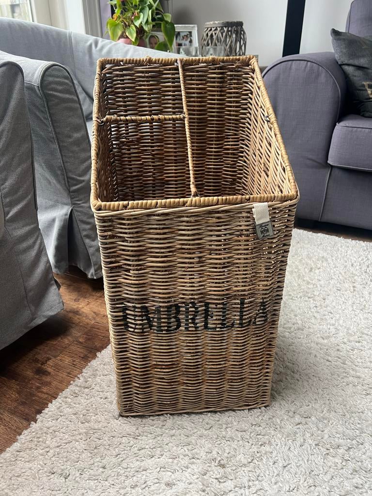 Rieten paraplubak van Riviera Maison, Ophalen of Verzenden, Gebruikt, Riet