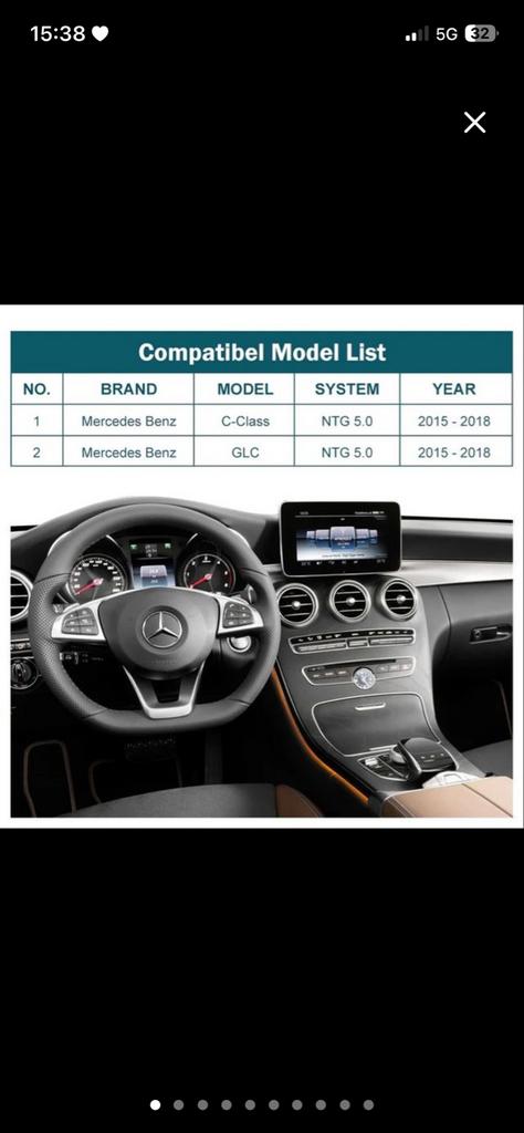 CarPlay Android Auto voor Mercedes GLC (Draadloos), Auto-onderdelen, Ophalen of Verzenden, Nieuw, Mercedes-Benz