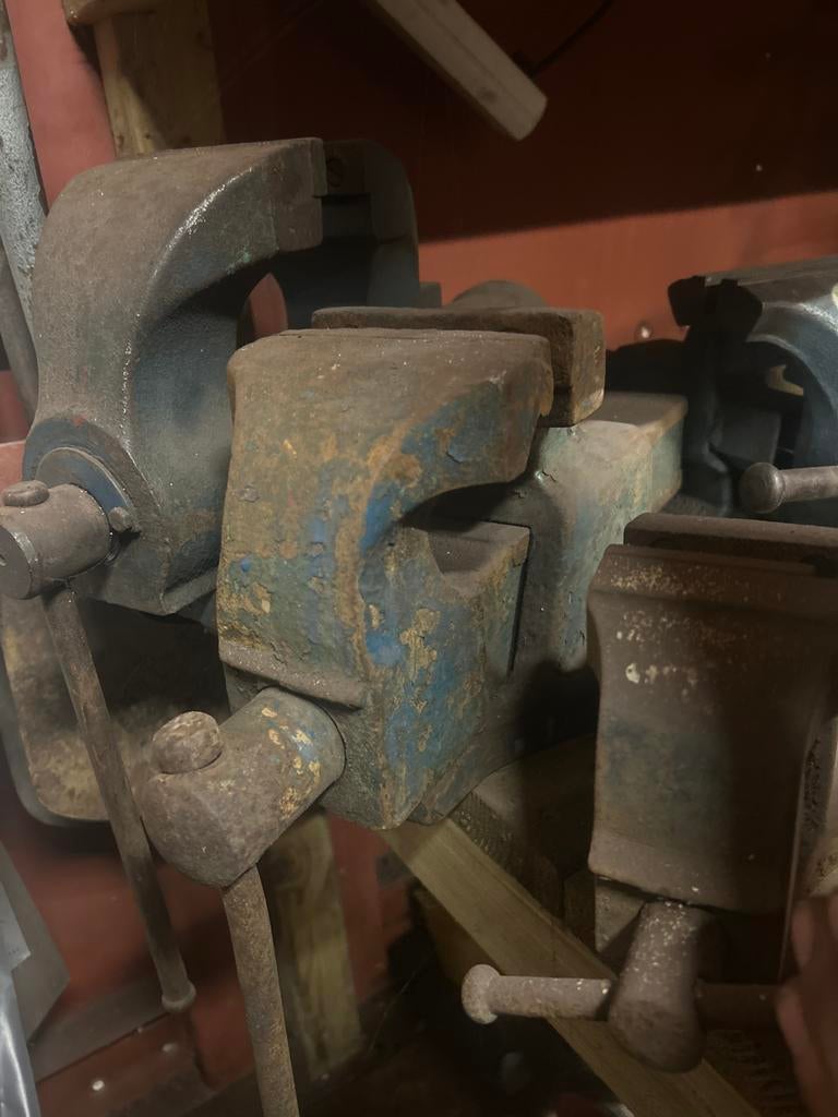 Bankschroef Hemklem 140mm - Robuust, Ophalen, Gebruikt, Universele onderdelen