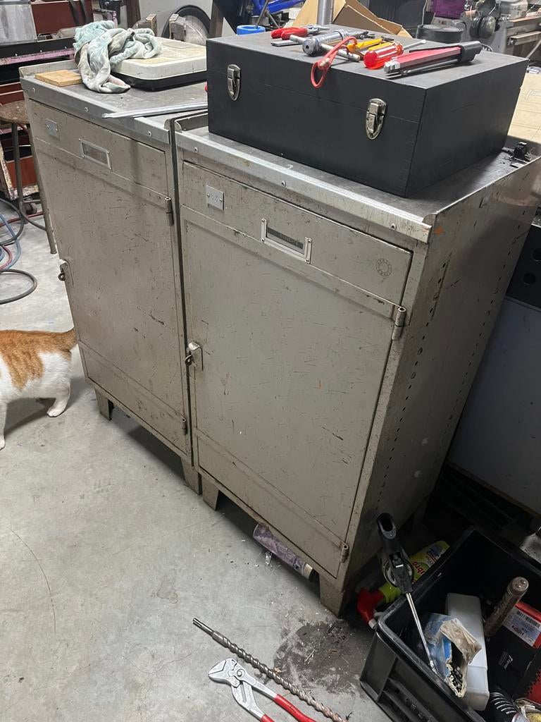 Ahrend Cirkel draaibank / freesbank machine kast, Ophalen, Zo goed als nieuw