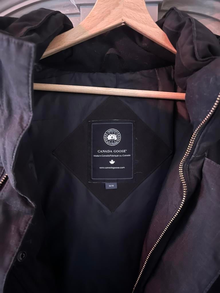 Canada goose parka black badge M, Ophalen of Verzenden, Gedragen, Maat 48/50 (M), Zwart