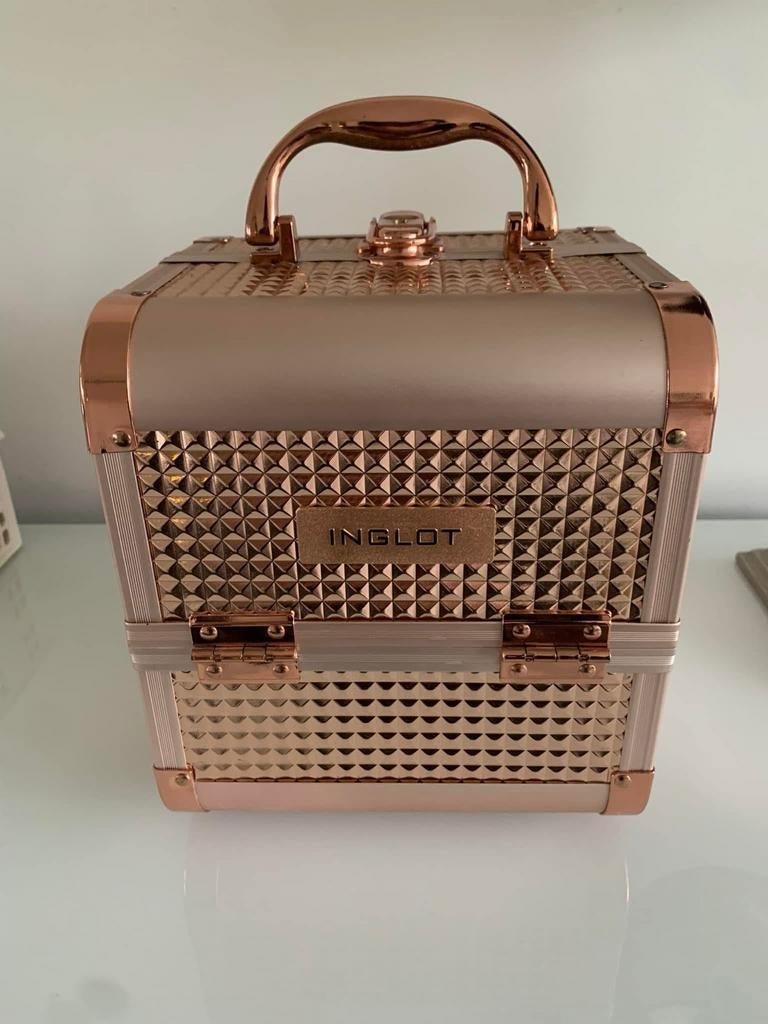 Inglot Make-up Koffer - Prachtig!, Ophalen of Verzenden, Zo goed als nieuw, Roze, Met slot