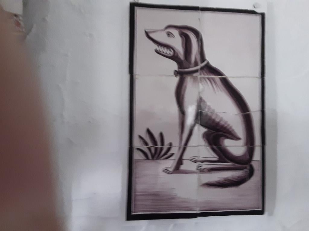 Antiek tegeltableau 2x, Ophalen of Verzenden