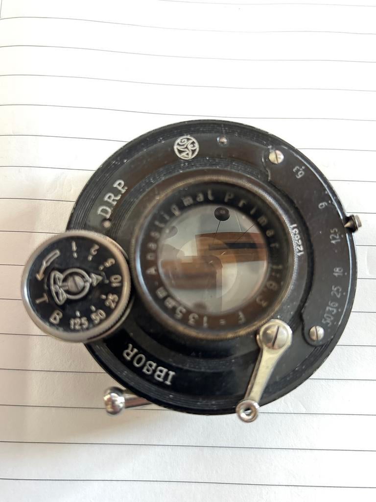 Antieke IBBOR Anastigmat Primer 1:6.3 135mm lens, Ophalen of Verzenden