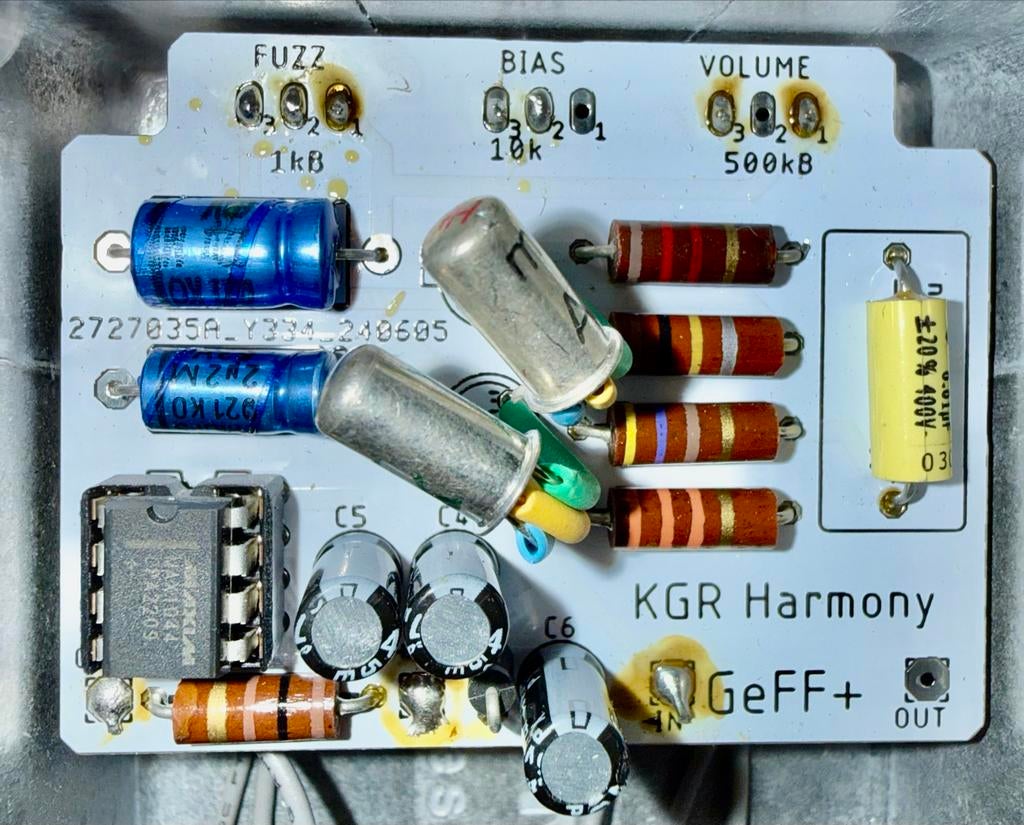 KGR Harmony GEFF+ Fuzz Made In Japan, Muziek en Instrumenten, Effecten, Ophalen of Verzenden, Zo goed als nieuw, Distortion, Overdrive of Fuzz