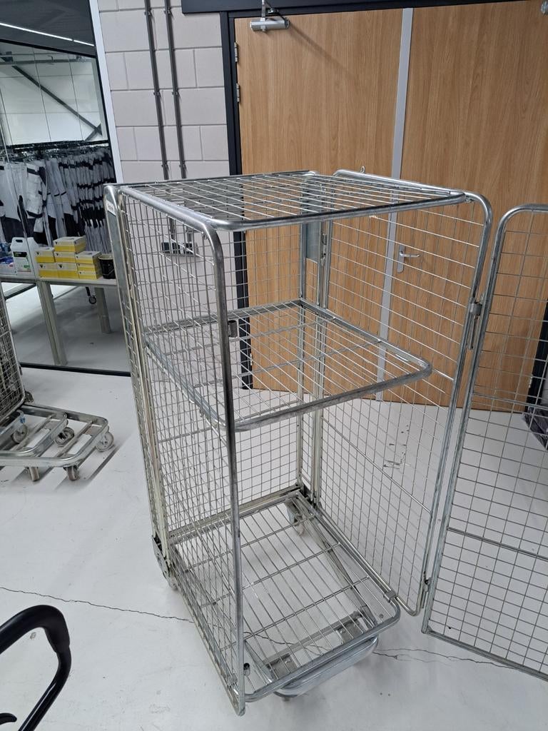 Anti diefstal rolcontainer, 100 liter of meer, Ophalen of Verzenden, Zo goed als nieuw, Transportkar