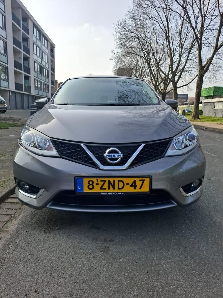 Nissan Pulsar 1.2 Dig-t 85KW Xtronic 2015 Grijs, Auto's, Nissan, Euro 5, 4 cilinders, Origineel Nederlands, Bedrijf