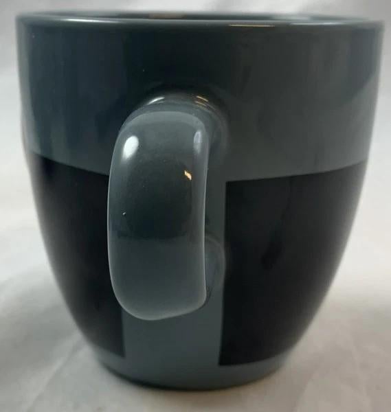 Douwe Egberts Set 6 Cappuccinokoppen Grijs Zwart Krijtlook, Coolsingel 104, 3011 AG Rotterdam, Netherlands, Verzenden, Keramiek
