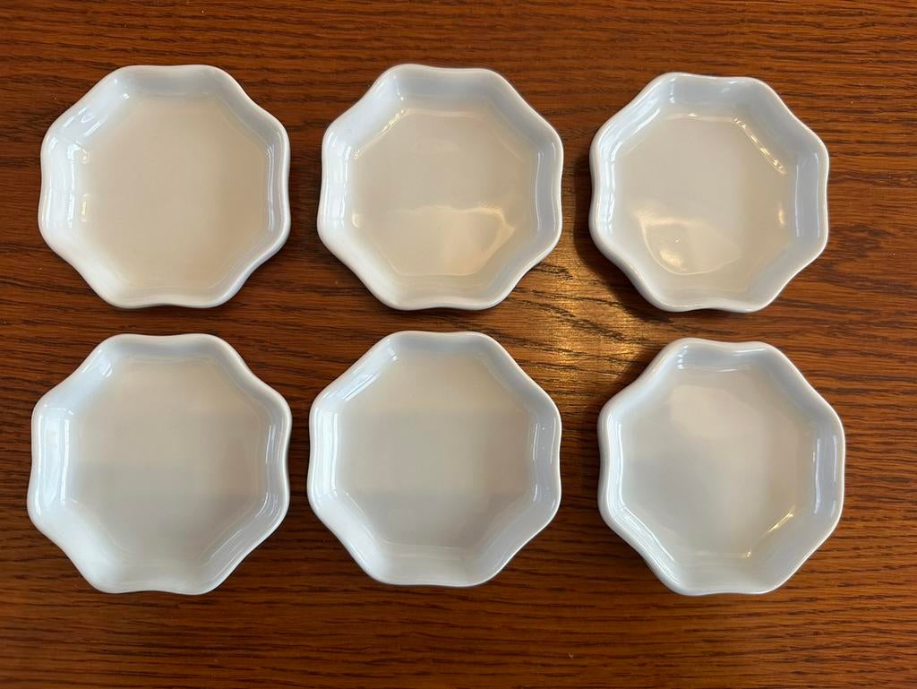 6 Amuse schaaltjes, Ophalen of Verzenden, Zo goed als nieuw, Overige stijlen, Schaal of Schalen