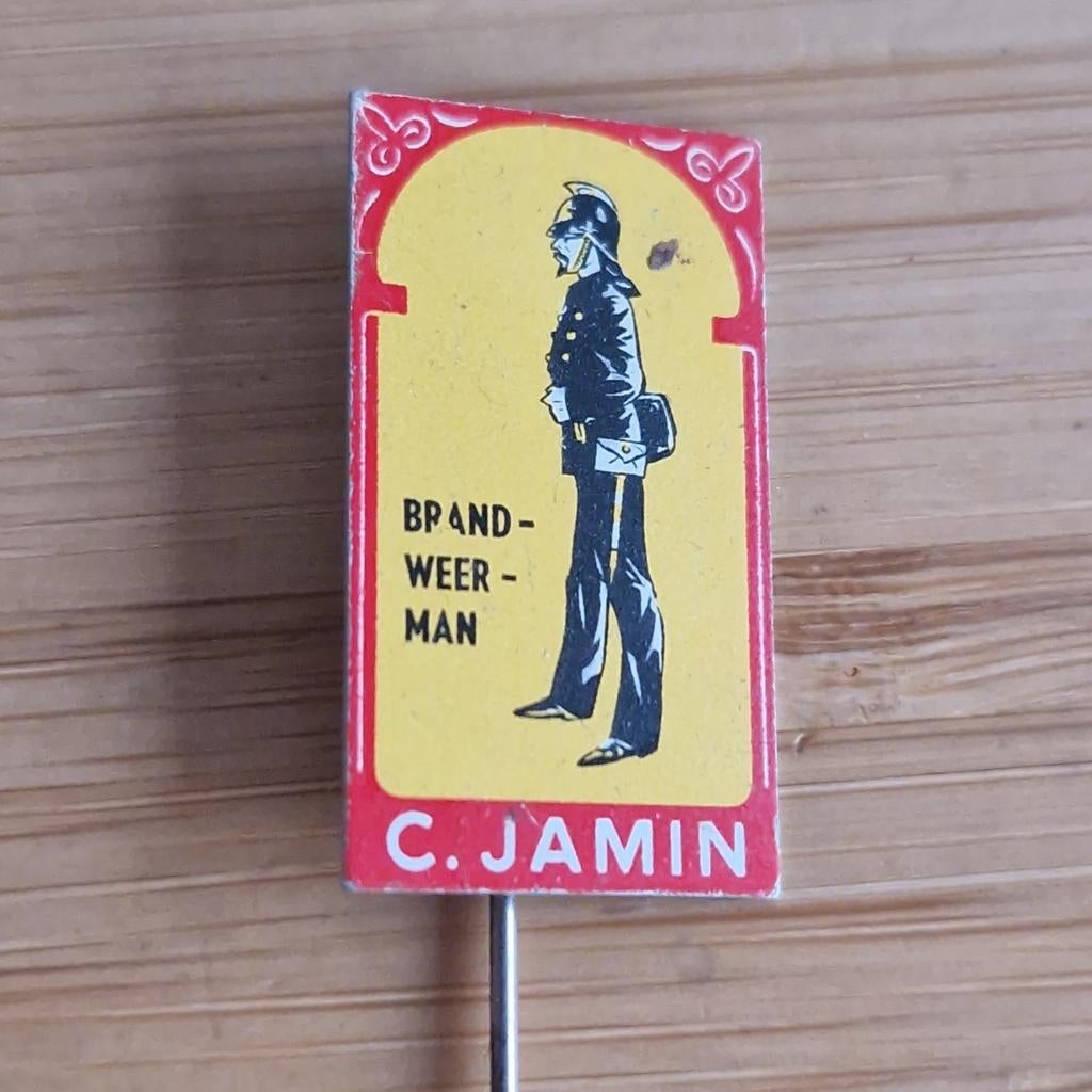 SPELDJE Brandweerman, Verzamelen, Speldjes, Pins en Buttons, Ophalen of Verzenden, Zo goed als nieuw, Merk