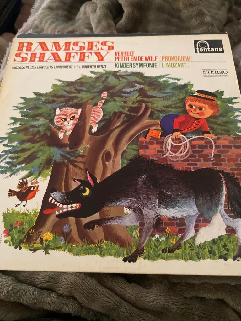 Ramses Shaffy - Peter en de Wolf / Kindersymfonie LP, Ophalen of Verzenden, Gebruikt, 12 inch