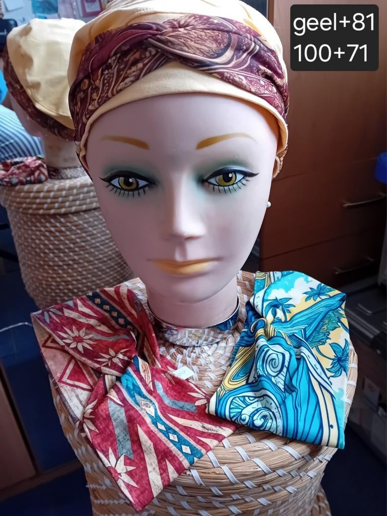 Tricot chemo/ alopecia mutsjes, Ophalen of Verzenden, Nieuw, Muts