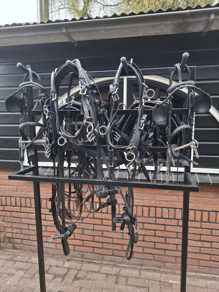 Zilco tweespan tuig Shetlander/ A pony, Dieren en Toebehoren, Paarden en Pony's | Hoofdstellen en Tuigage, Ophalen, Overige soorten