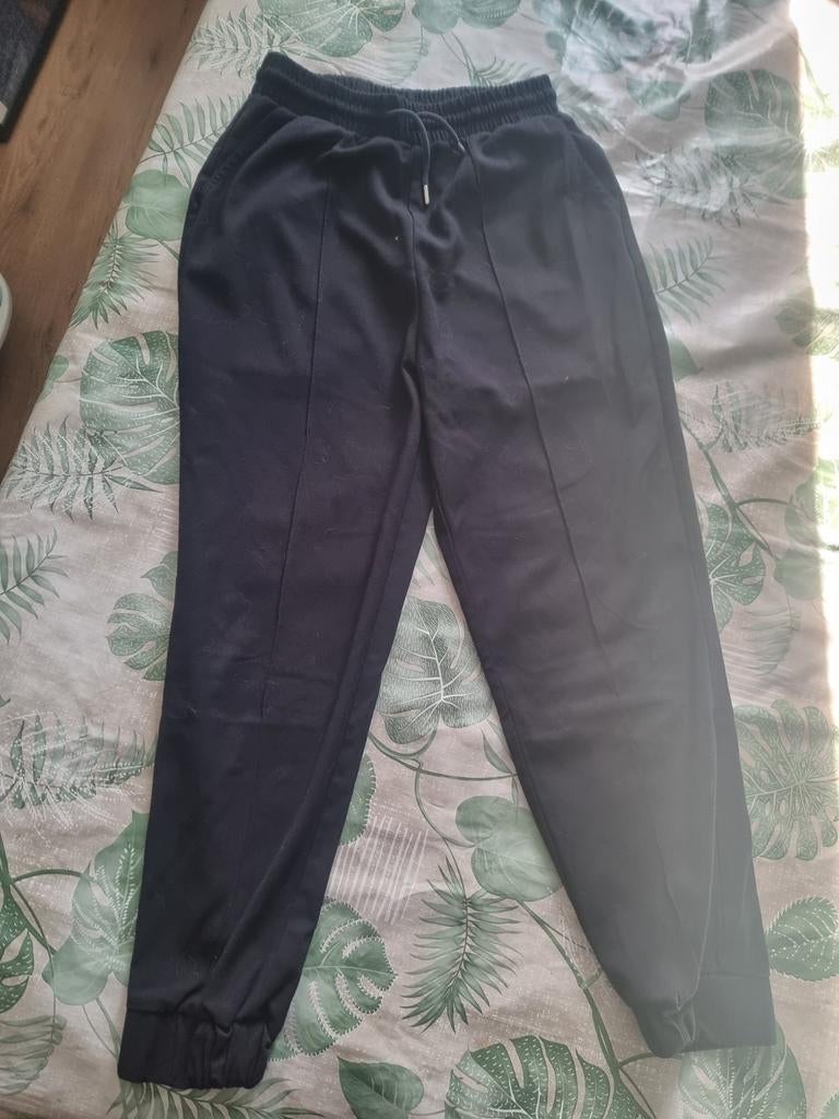 Zwarte harembroek met elastische tailleband, Zwart, Ophalen of Verzenden, Zo goed als nieuw, Maat 36 (S)