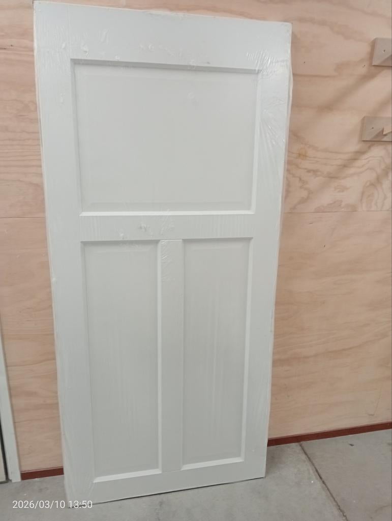 Partij 7 nieuwe paneeldeuren in folie, diverse maten, Ophalen, 80 tot 100 cm, Binnendeur, Minder dan 200 cm