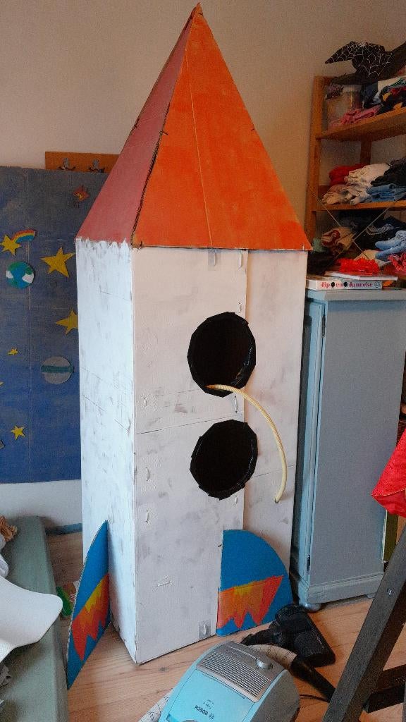 zelfgemaakte raket, Ophalen, Gebruikt