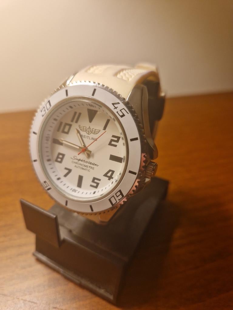 Breitling Superocean Horloge, Staal, Breitling, Polshorloge, Kunststof