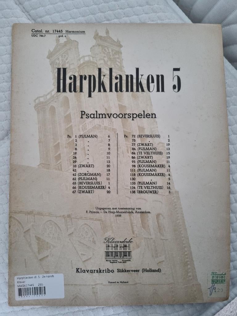 Klavarskribo - inleidingen 28 psalmen door Div componisten, Ophalen of Verzenden, Gebruikt, Religie en Gospel