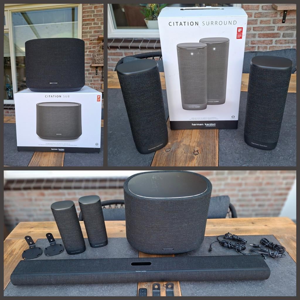 Harman Kardon Citation MB 1100 met grote sub en surrounds, Ophalen, Bluetooth, Gebruikt