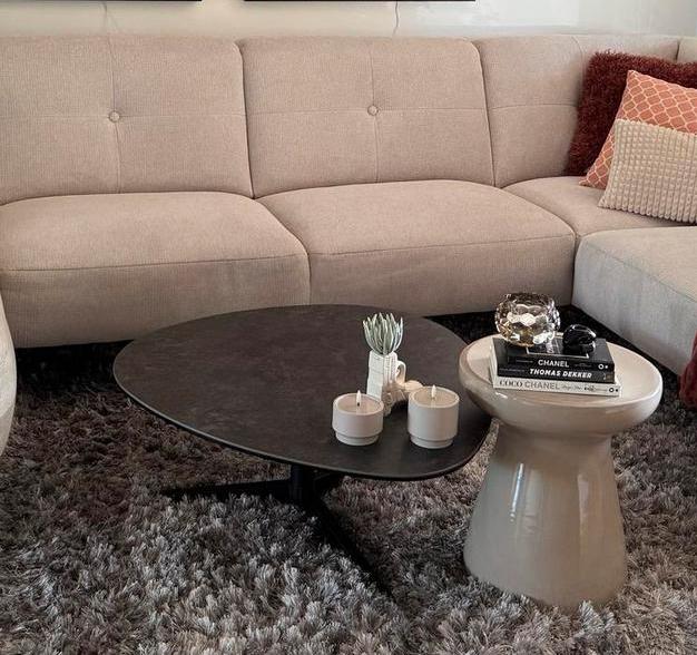 Ceram salontafel van Knibbeler, Ophalen, Overige materialen, 50 tot 100 cm, 50 tot 100 cm