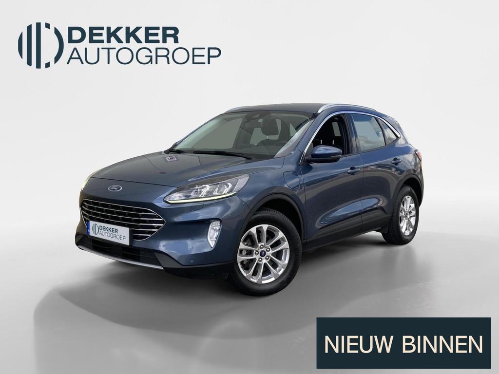 Ford Kuga 2.5 PHEV Titanium Navigatie - Apple Carplay/ Andro, Gebruikt, 4 cilinders, Blauw, Plug-in hybride