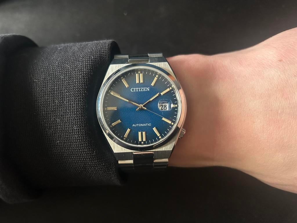 Citizen tsuyosa blauw, Ophalen of Verzenden, Zo goed als nieuw, Blauw