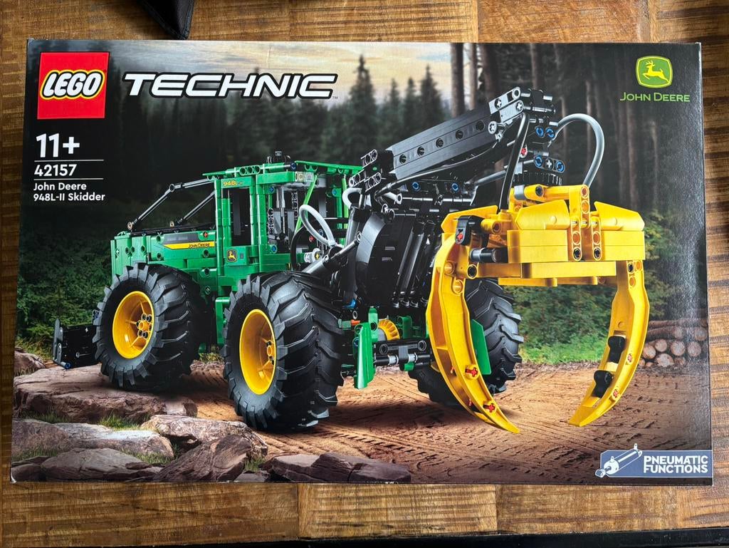 Lego Technic 42157 John Deere 948L-II Skidder, Ophalen of Verzenden, Nieuw, Complete set, Lego