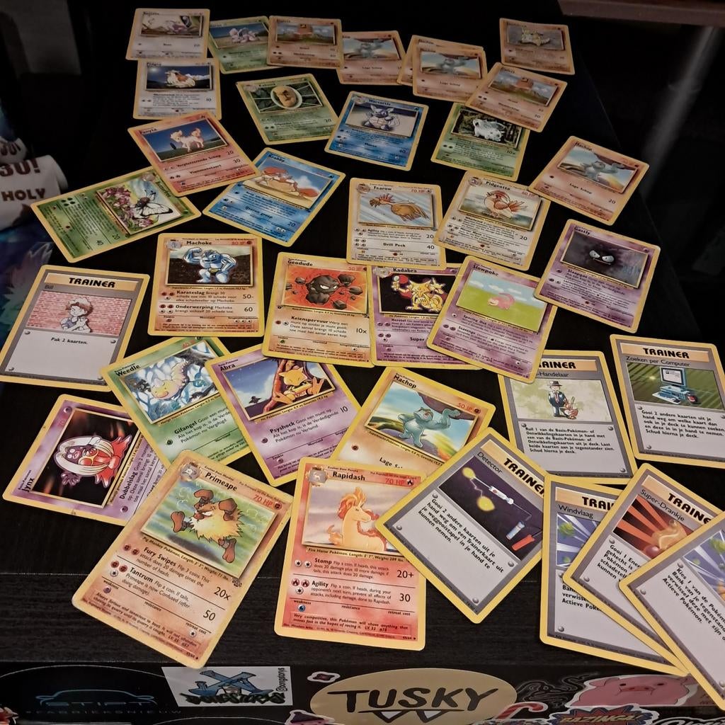Pokémon Kaarten Base Set Vintage - NL - Diverse Condities, Ophalen of Verzenden