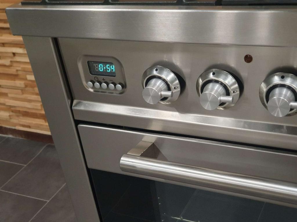 Luxe Boretti Fornuis 90cm rvs 1 GASOVEN 6 pitten, Niet ingevuld, 60 cm of meer, Niet ingevuld, Ophalen of Verzenden