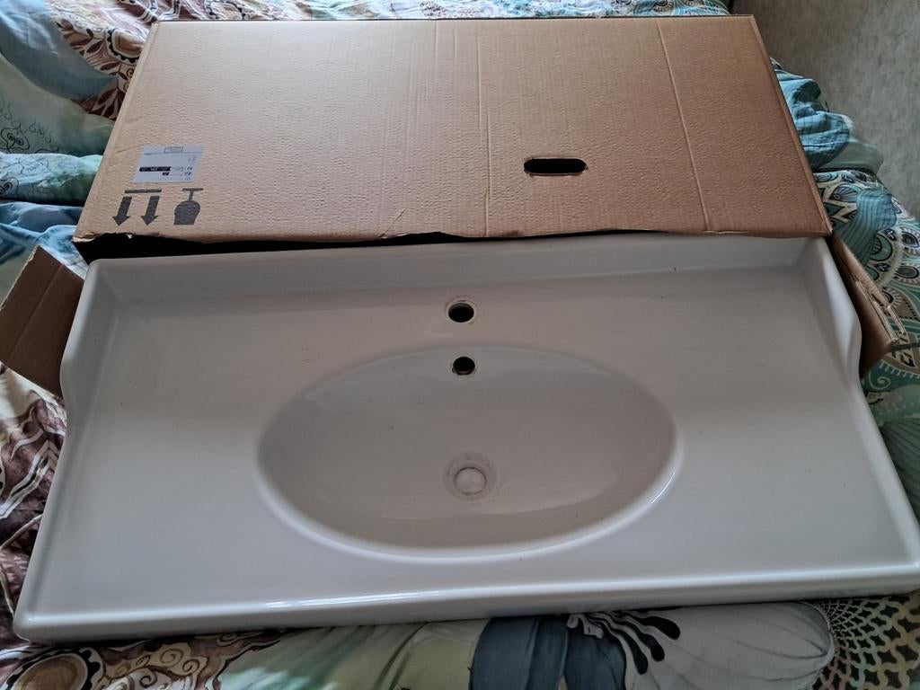 IKEA wastafel 102 cm breed, Ophalen, Nieuw, Wastafel