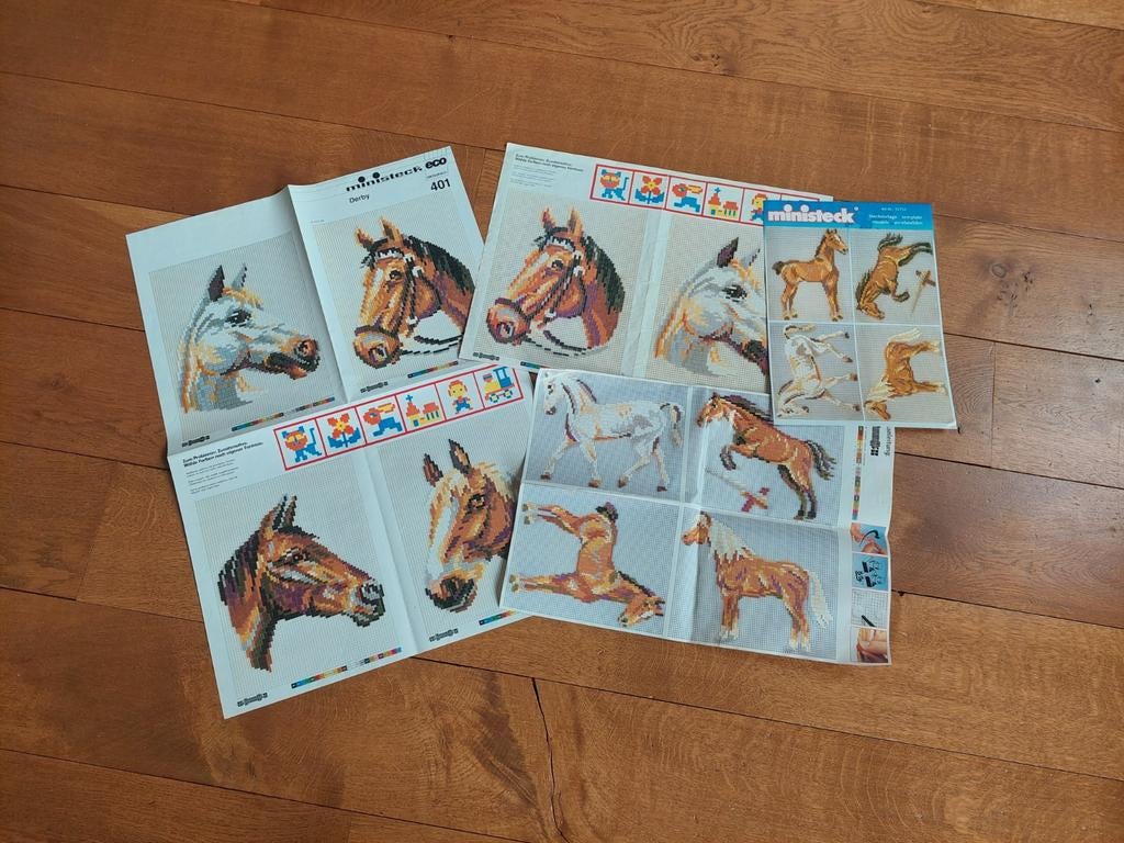 Ministeck voorbeelden paard, Hobby en Vrije tijd, Ministeck, Ophalen of Verzenden, Gebruikt, Voorbeeldboek