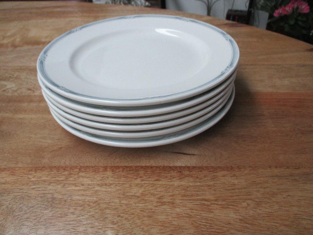 6 Villeroy&Boch️ Diner borden  21 cm. ø Admiral - collectie, Verzenden, Zo goed als nieuw, Bord(en), Overige stijlen