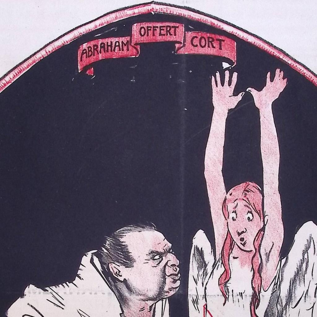 Minister Cort wordt gestoken met mes "eedskwestie" op spotpr, Antiek en Kunst, Kunst | Litho's en Zeefdrukken, Ophalen